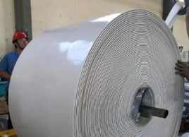 糖廠用白色輸送帶